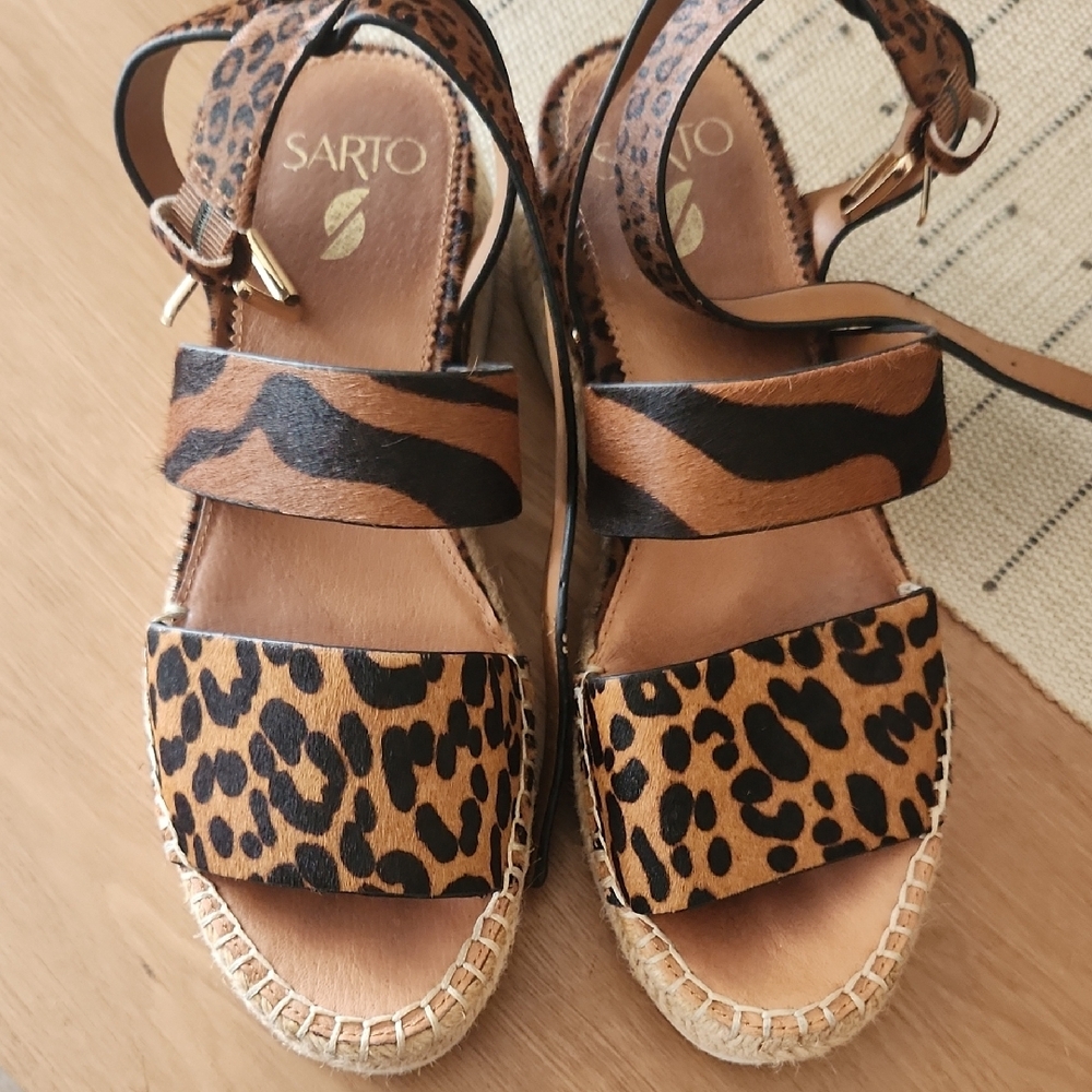 Women's Leopard Print Sandals